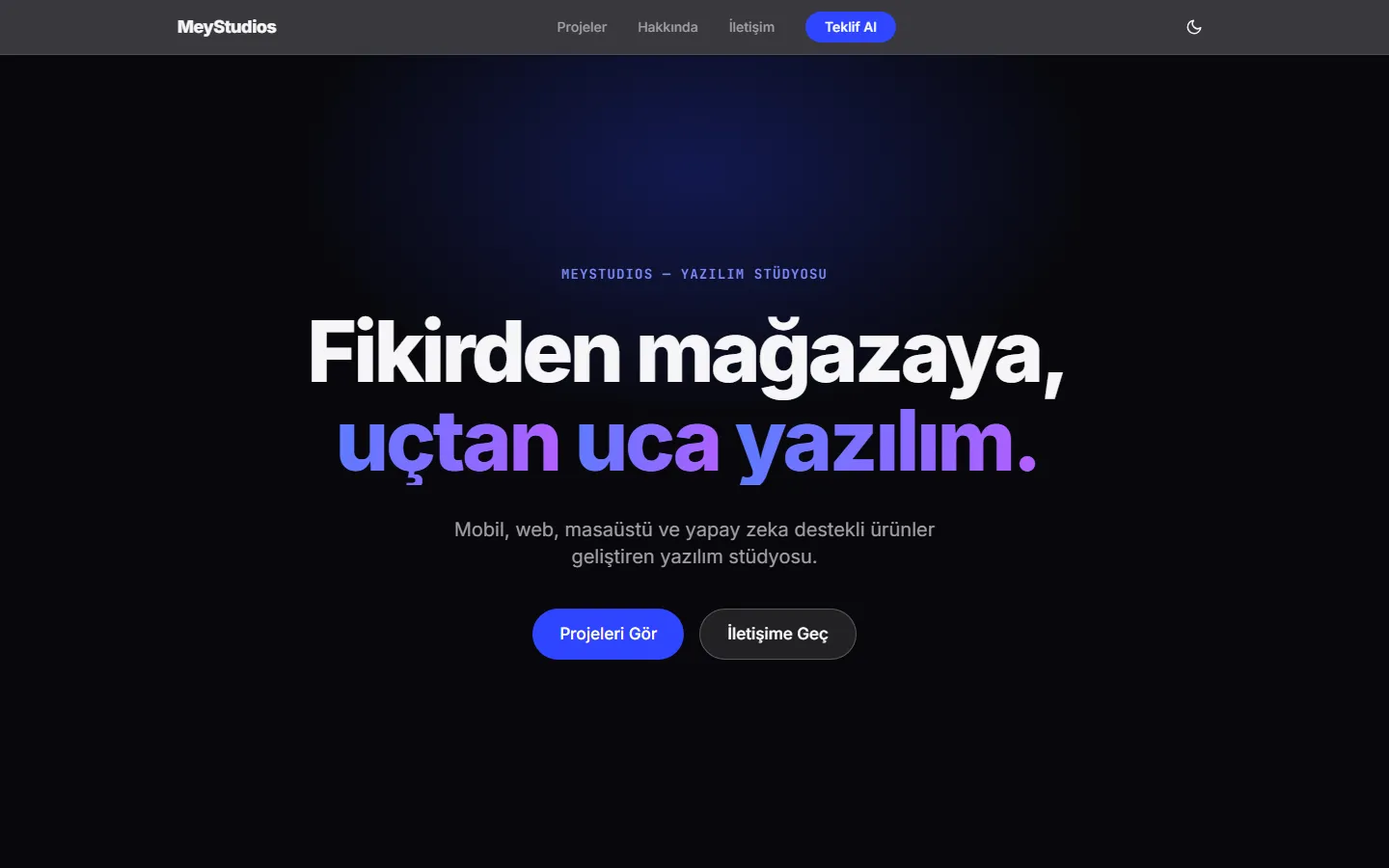 MeyStudios.com — Kurumsal Web Sitesi tanıtım görseli