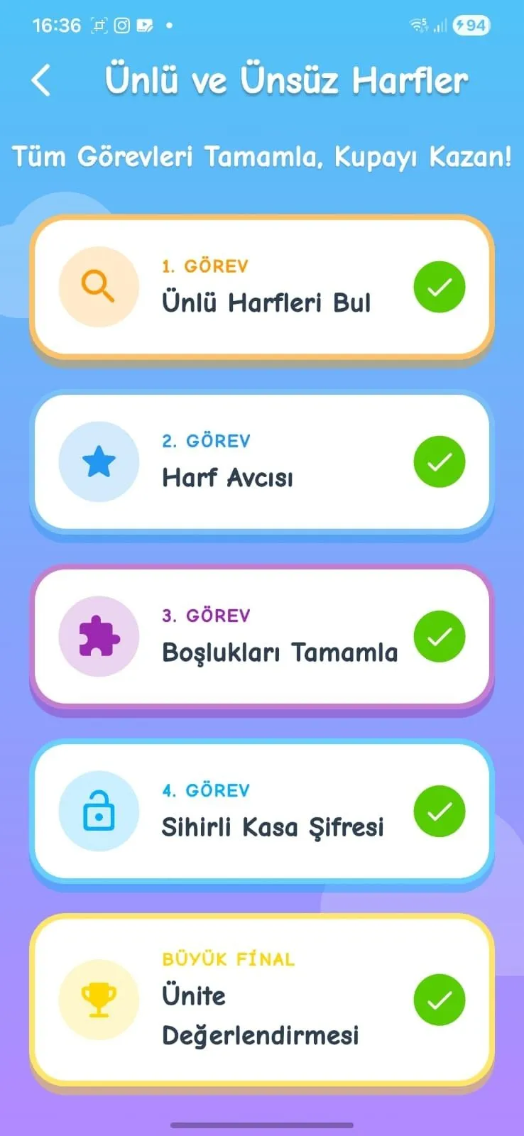 Oyunlaştırılmış Eğitim Platformu ekran görüntüsü 2